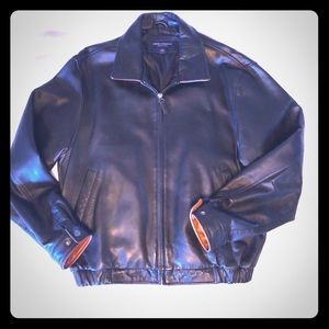 Men’s Black Leather Jacket